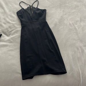 Black cocktail dress